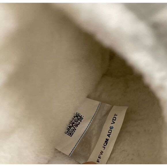 UGG Women's Maxi Slide Logo Sandals - White 6 - Picture 6 of 10